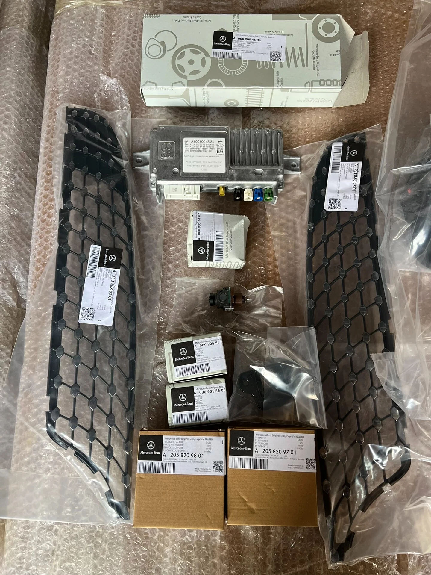 Kit de sistema de cámara de visión envolvente de 360 grados para Mercedes-Benz Clase GLC (W253) – Paquete OEM completo