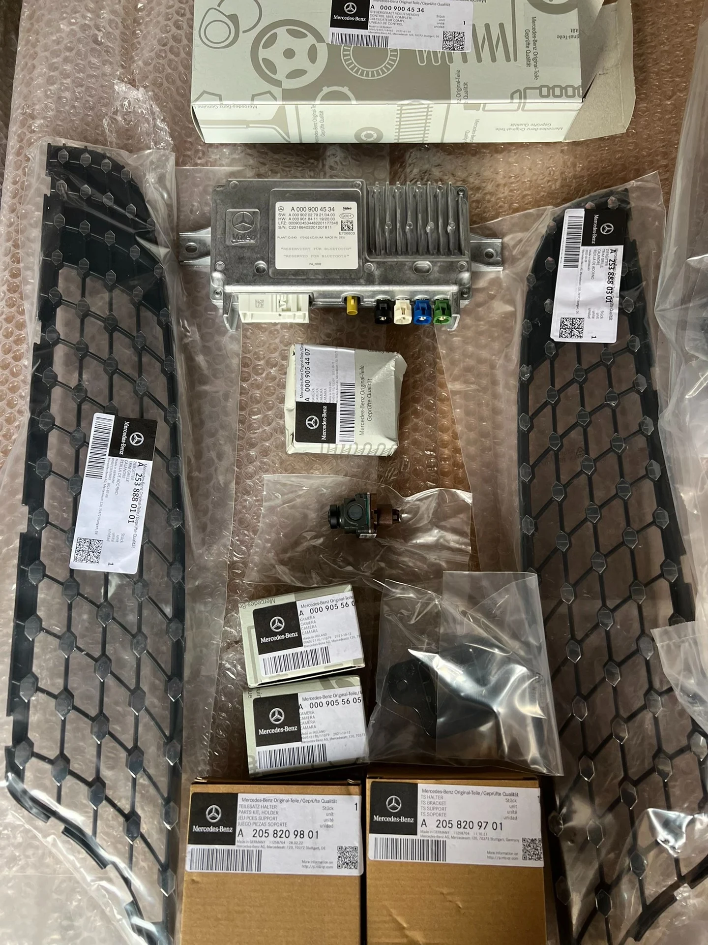 Kit de sistema de cámara de visión envolvente de 360 grados para Mercedes-Benz Clase GLC (W253) – Paquete OEM completo