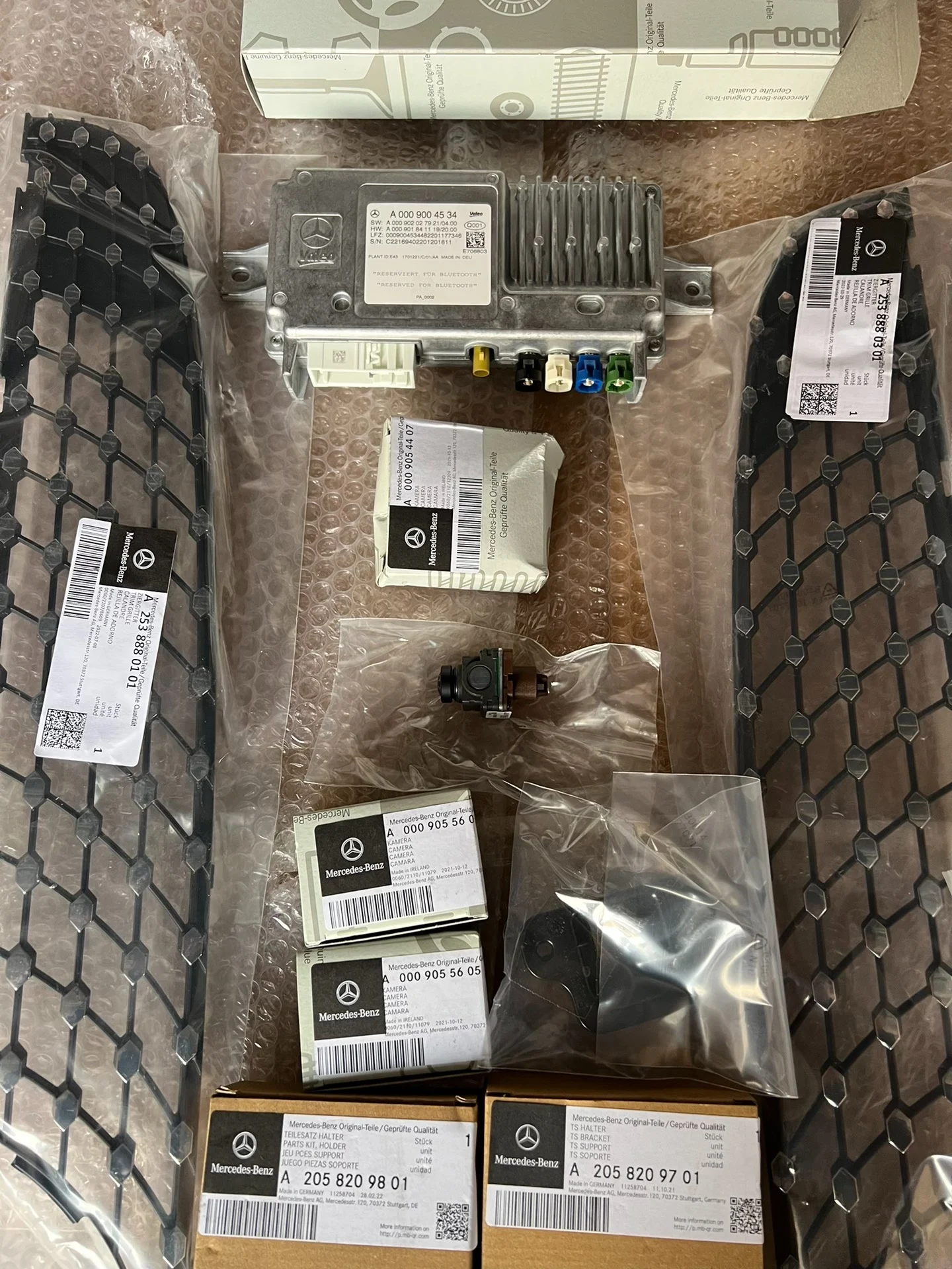 Kit de sistema de cámara de visión envolvente de 360 grados para Mercedes-Benz Clase GLC (W253) – Paquete OEM completo