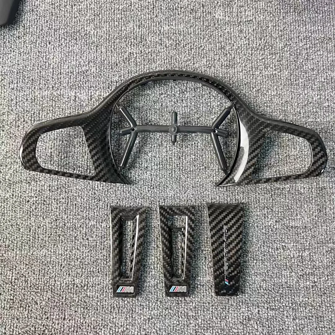 Capa de Volante em Fibra de Carbono para Modelos da Série G da BMW (G20, G30, G01, etc.)