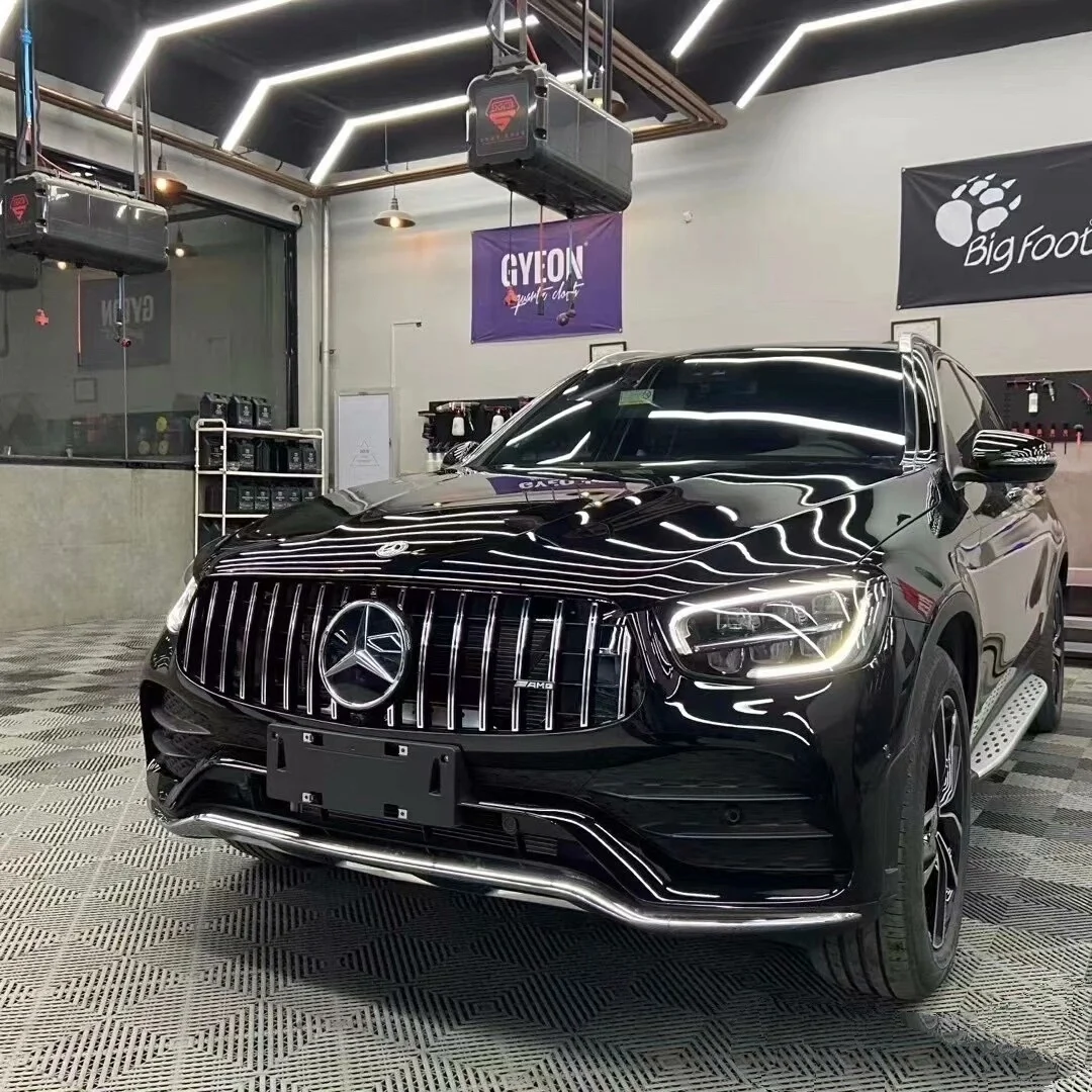 Mercedes-Benz C-Class/E-Class/GLC/CLA Modified GT Vertical Bar Starry Mesh Grille
