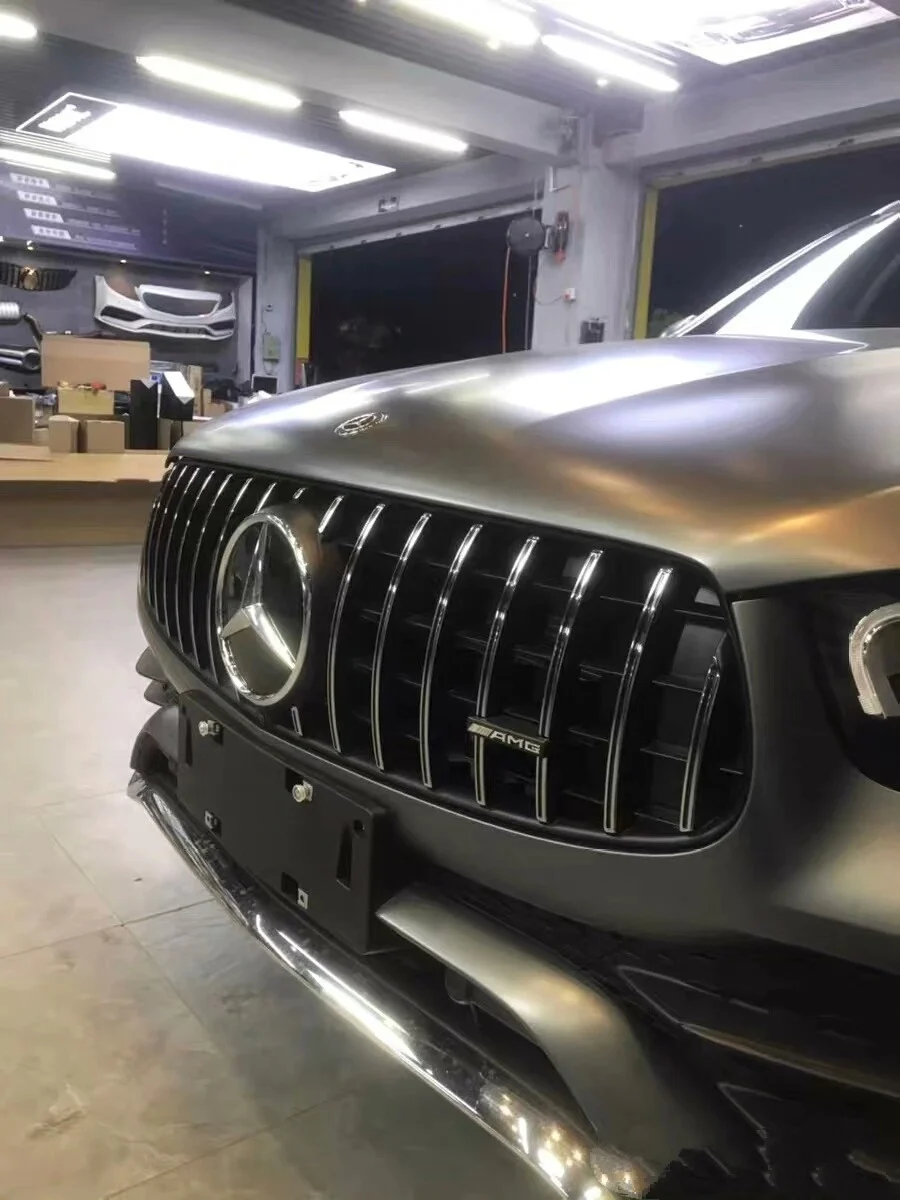Mercedes-Benz C-Class/E-Class/GLC/CLA Modified GT Vertical Bar Starry Mesh Grille