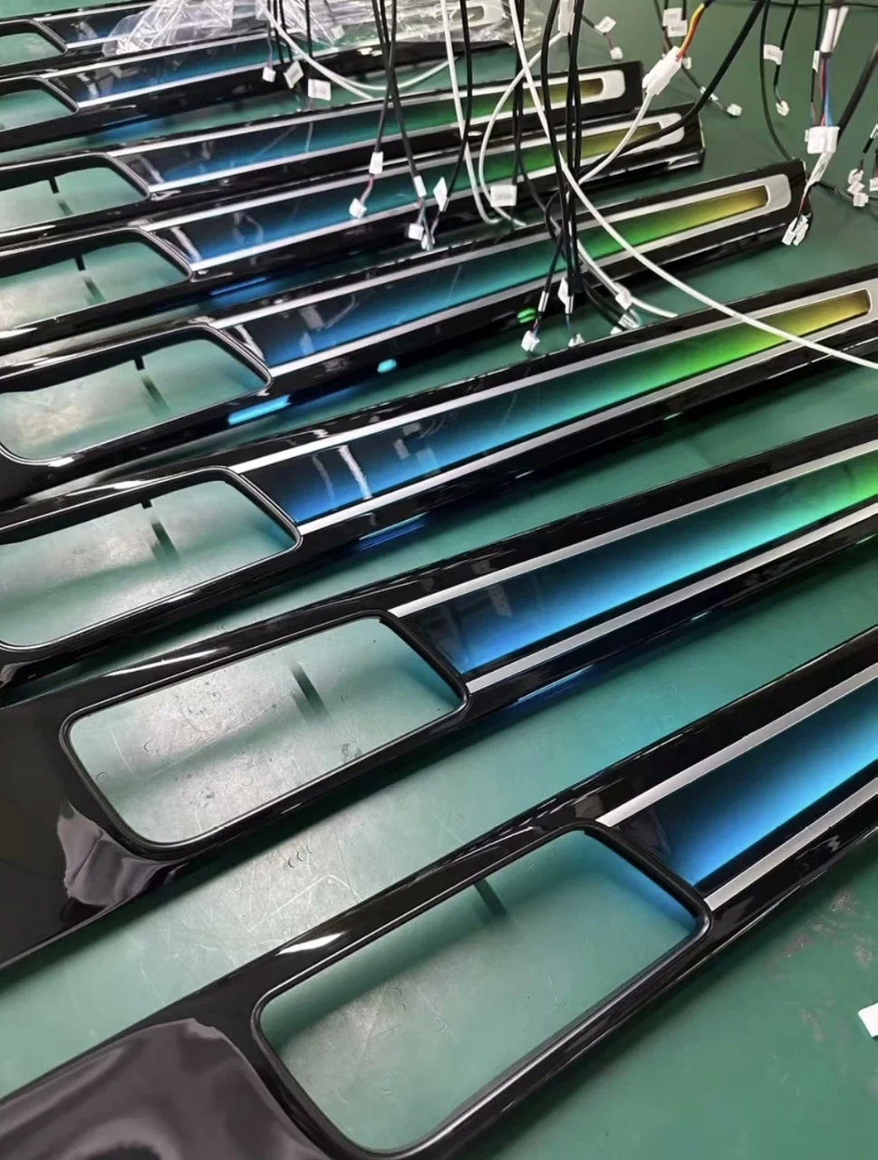 Porsche Panamera Dynamic Ambient Lighting Kit with OEM Screen Control & 64-Color RGB Effects