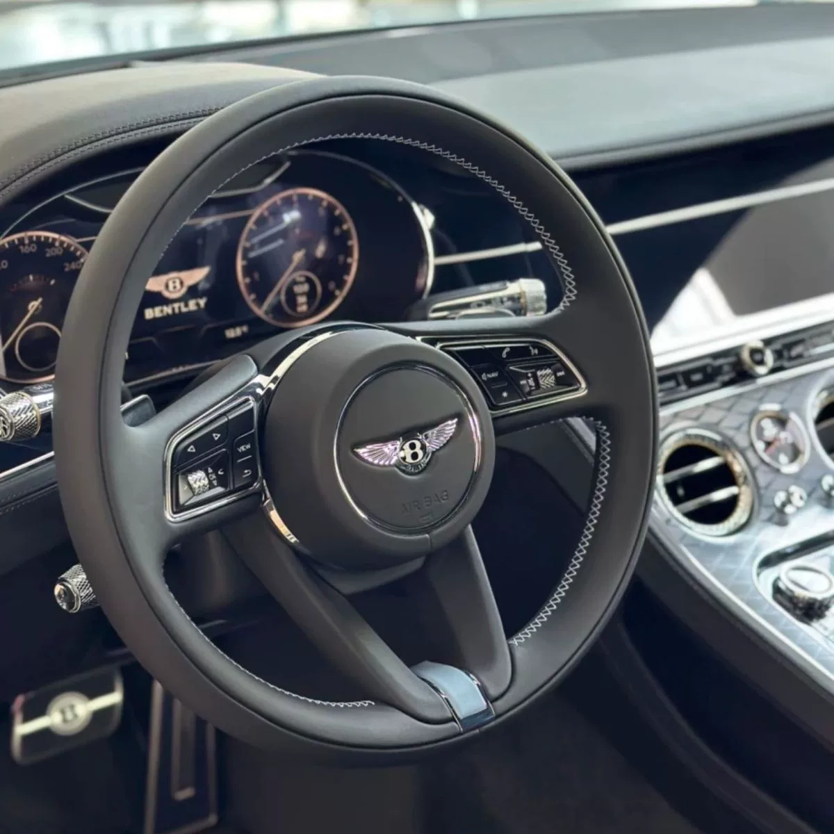Volante de repuesto auténtico de Bentley – Compatible con Continental GT, Flying Spur, Mulsanne y Bentayga