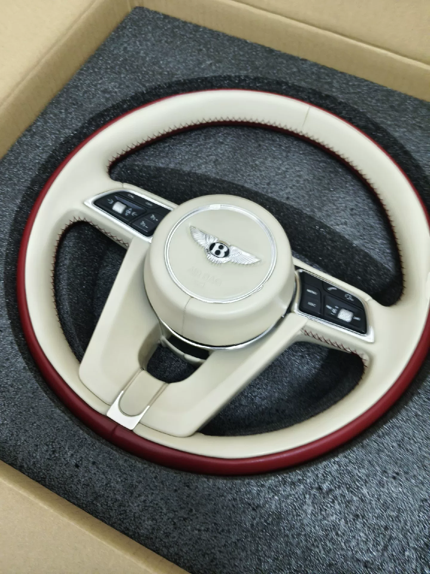 Volante de repuesto auténtico de Bentley – Compatible con Continental GT, Flying Spur, Mulsanne y Bentayga