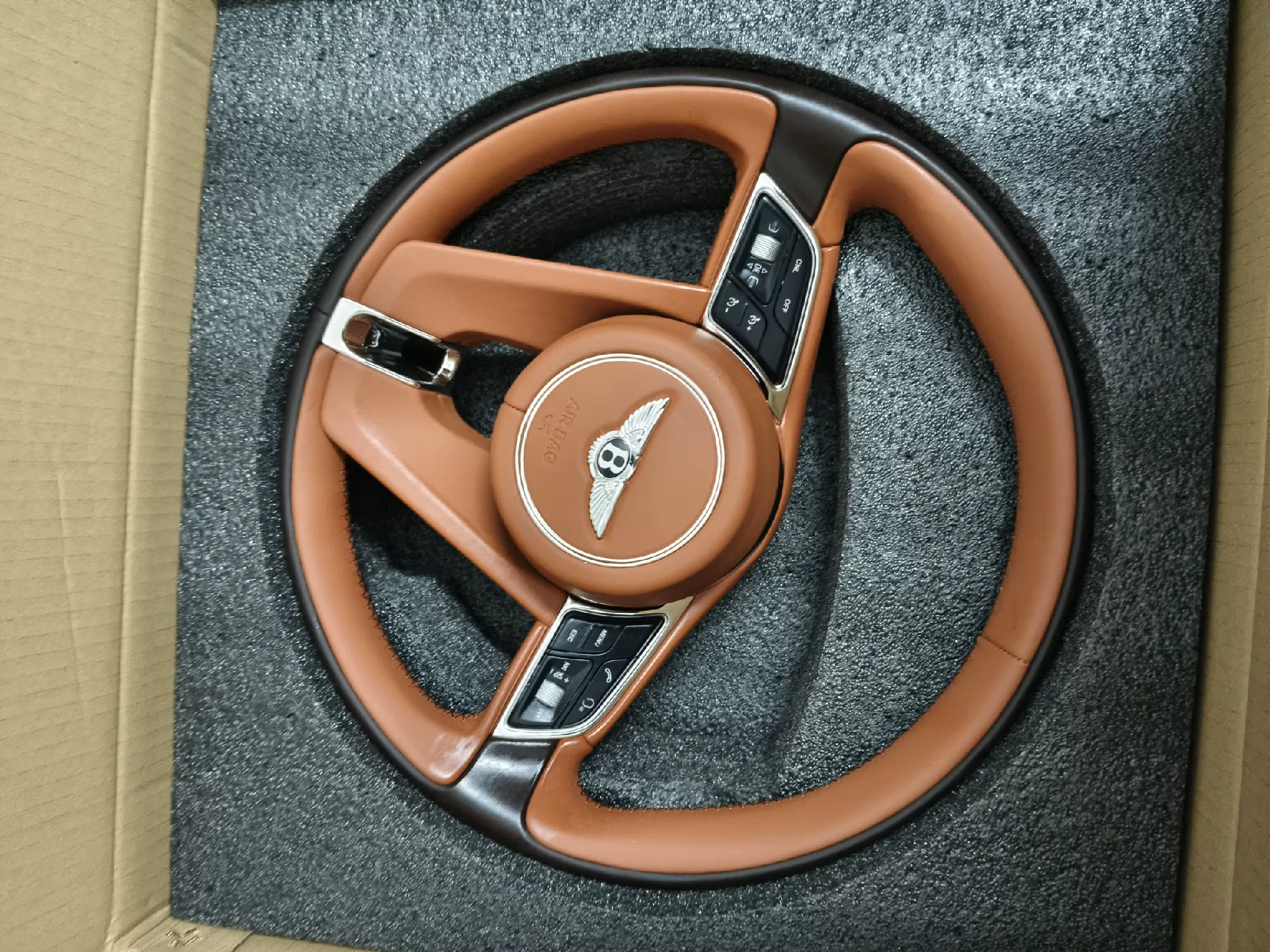 Volante de repuesto auténtico de Bentley – Compatible con Continental GT, Flying Spur, Mulsanne y Bentayga