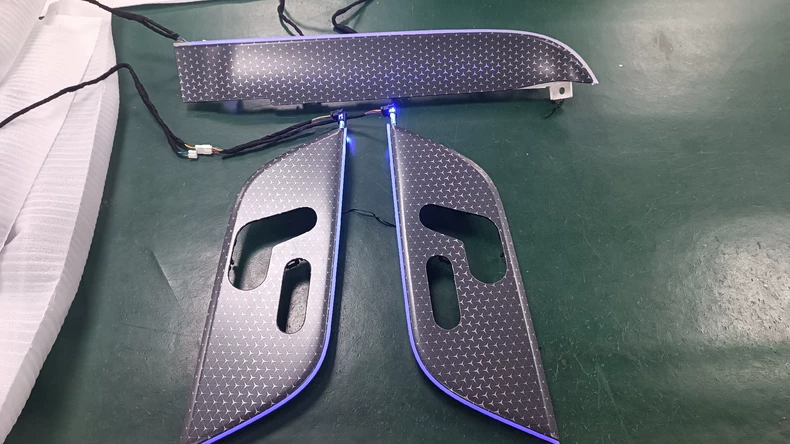Mercedes-Benz GLA/GLB (X247) Illuminated Seat Control Panel with Starry Night Ambient Lighting Trim for Passenger Side
