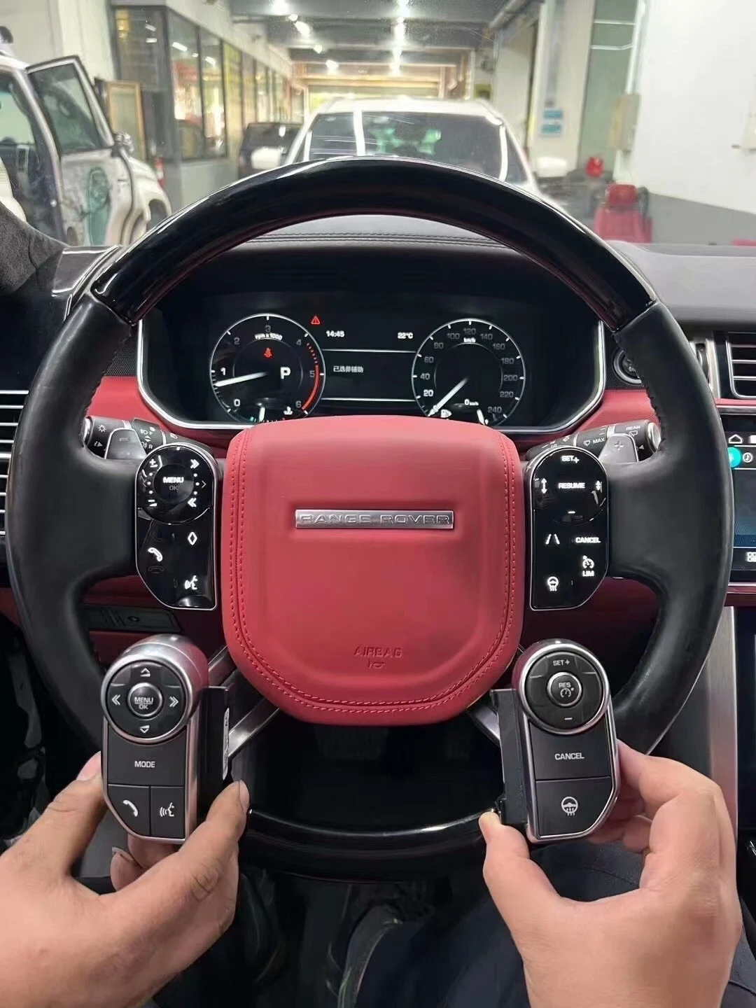 Aftermarket LCD Control Buttons for Range Rover Vogue (2013–2017) & Discovery 5 (2017–2018)