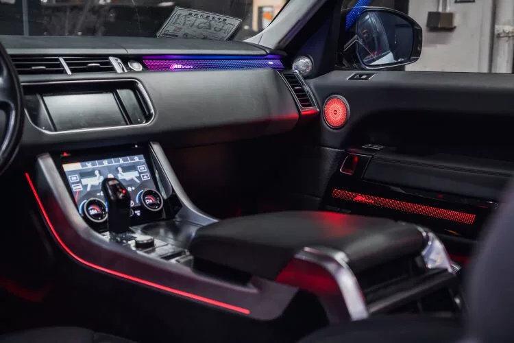 2018–2022 Range Rover Autobiography Interior Ambient Lighting Kit (64 Colors, OEM-Matched, 26 Zones)