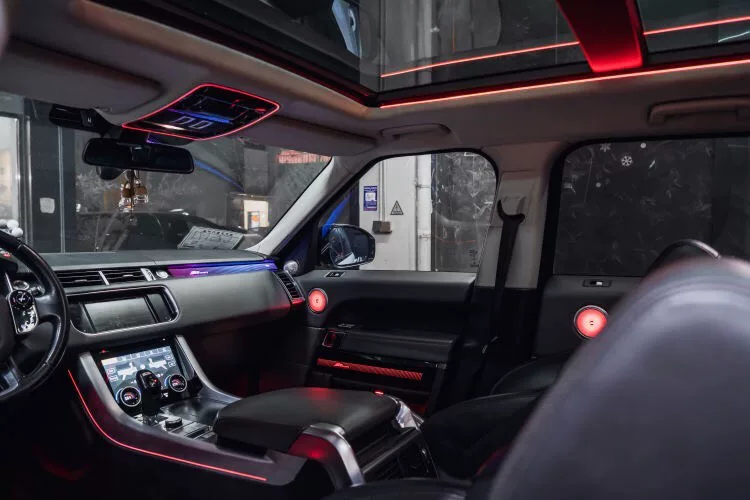 2018–2022 Range Rover Autobiography Interior Ambient Lighting Kit (64 Colors, OEM-Matched, 26 Zones)