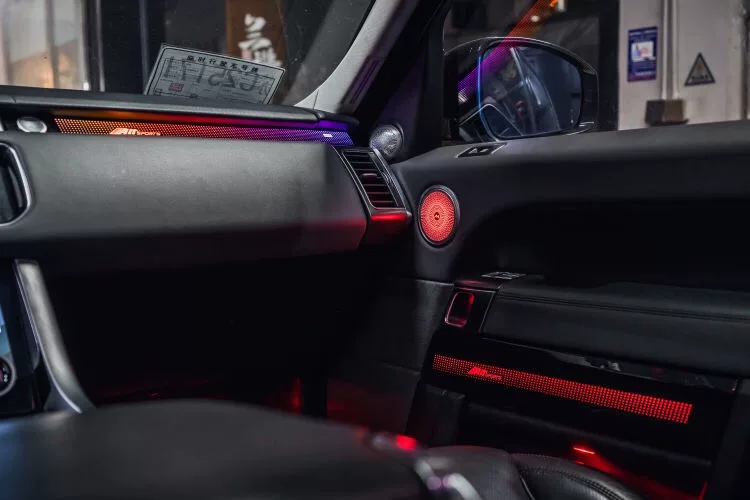 2018–2022 Range Rover Autobiography Interior Ambient Lighting Kit (64 Colors, OEM-Matched, 26 Zones)