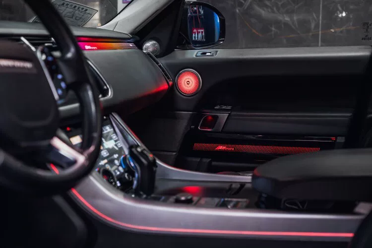 2018–2022 Range Rover Autobiography Interior Ambient Lighting Kit (64 Colors, OEM-Matched, 26 Zones)