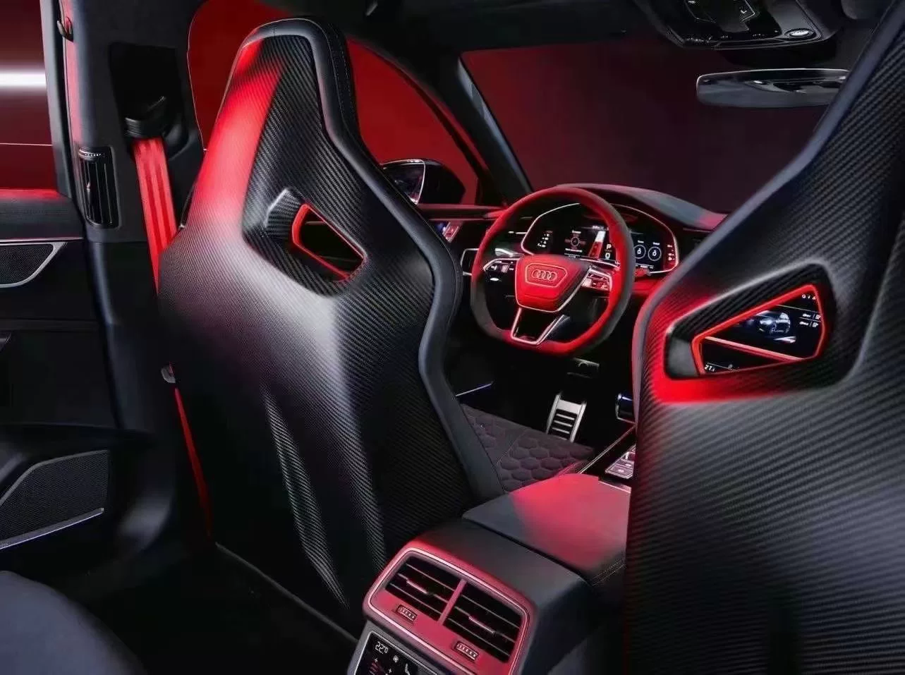 Audi GT Track Edition All-Carbon-Fiber Seats