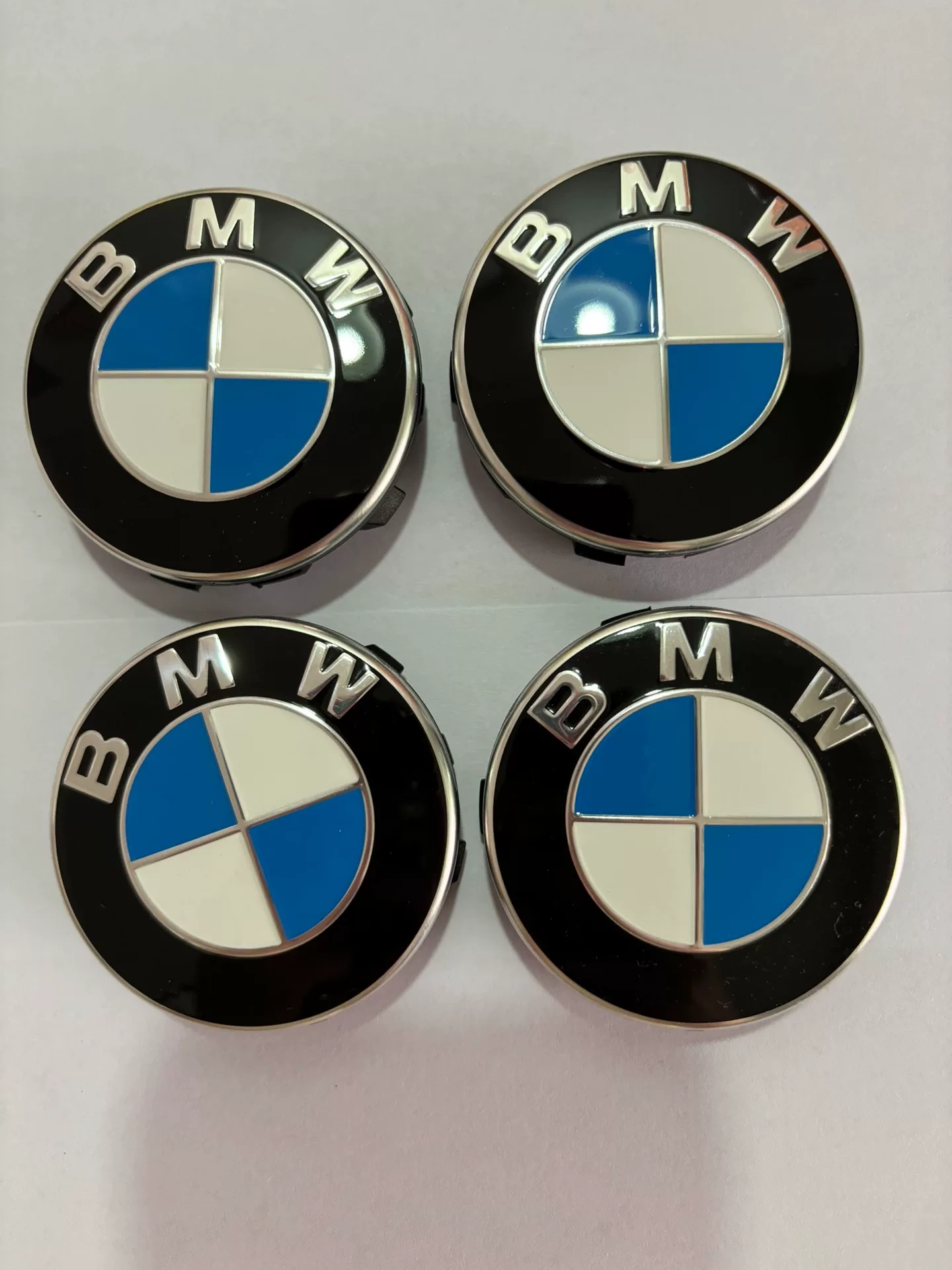 Tampa central de roda original BMW OEM com logotipo (68 mm e 56 mm)