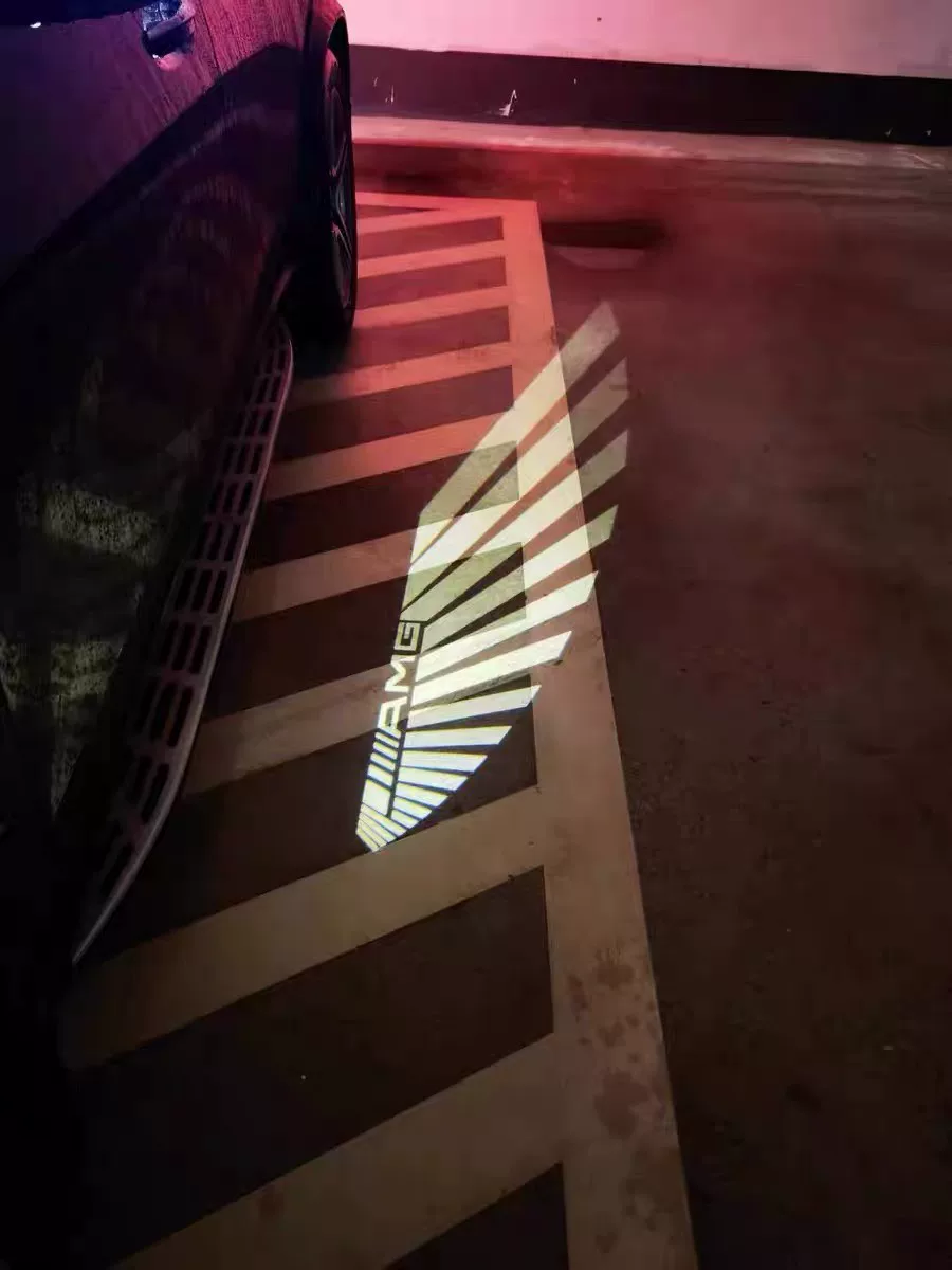 Mercedes-Benz Mirror Projector Logo Lights for GLS, GLE, E-Class, G-Class, AMG & Maybach