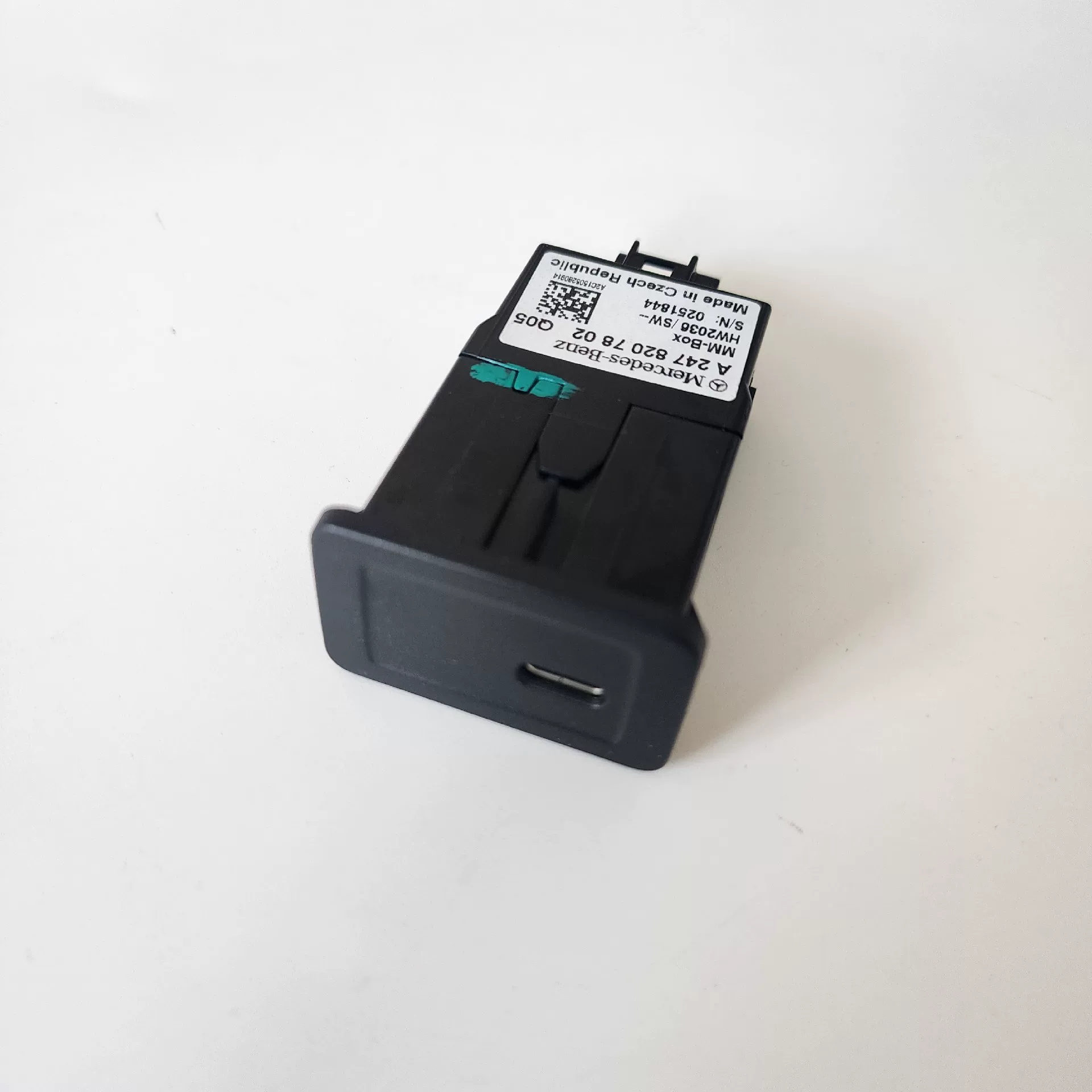 Genuine Mercedes-Benz USB-C Charging Module for C-Class, E-Class, GLC, and S-Class