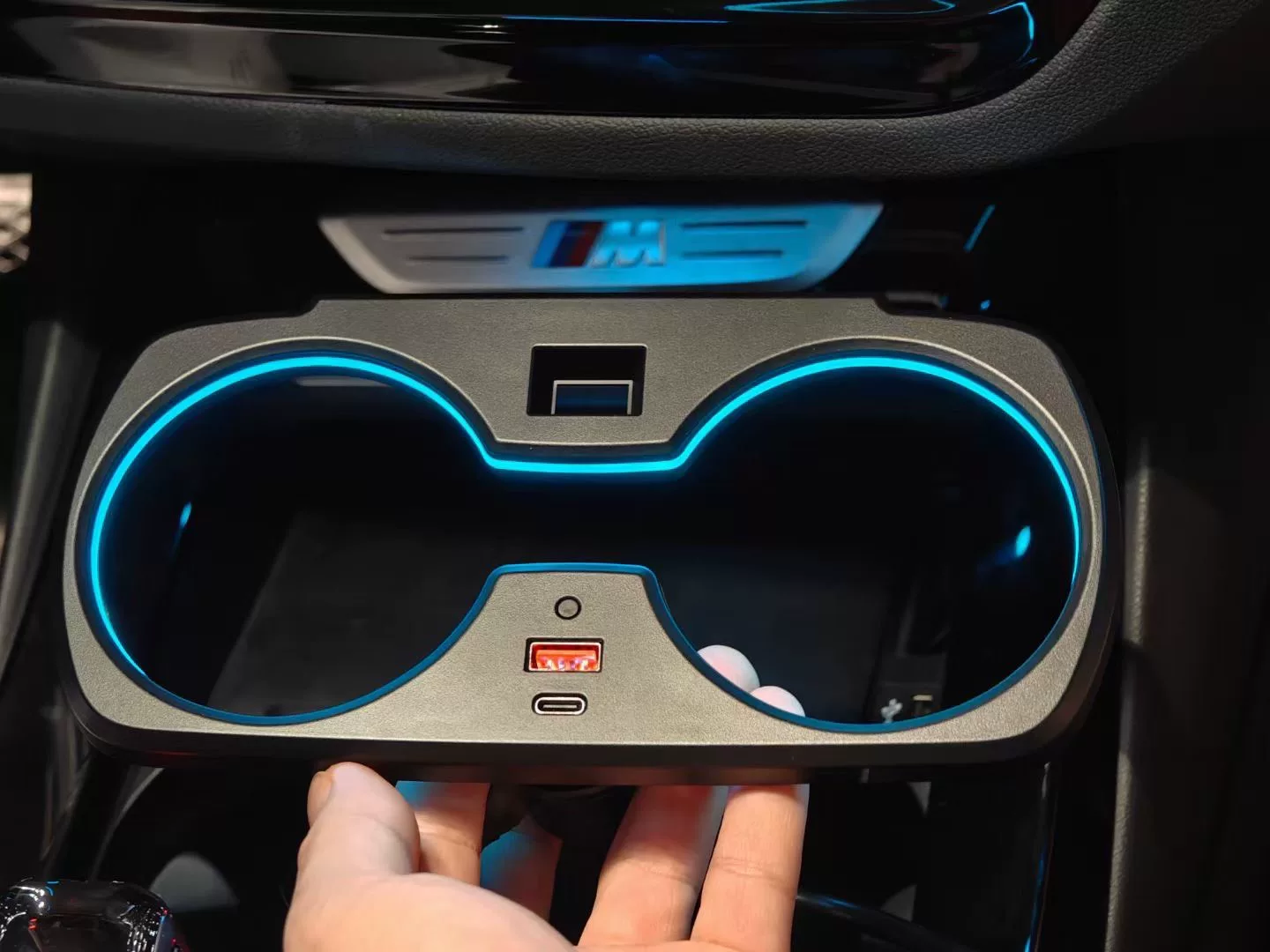 BMW G-Series Cup Holder Ambient Light Kit for 2/3/4/5/6 Series X3/X4/X5/X6 i3/i4