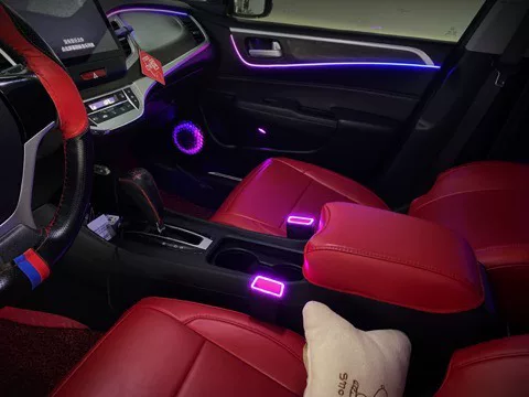 LED Seat Belt Buckle with RGB Ambient Light Sync