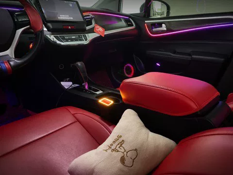 LED Seat Belt Buckle with RGB Ambient Light Sync