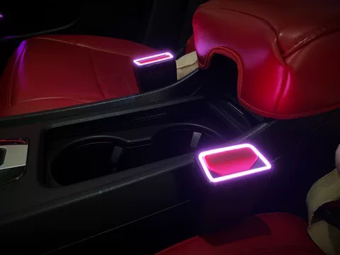 LED Seat Belt Buckle with RGB Ambient Light Sync