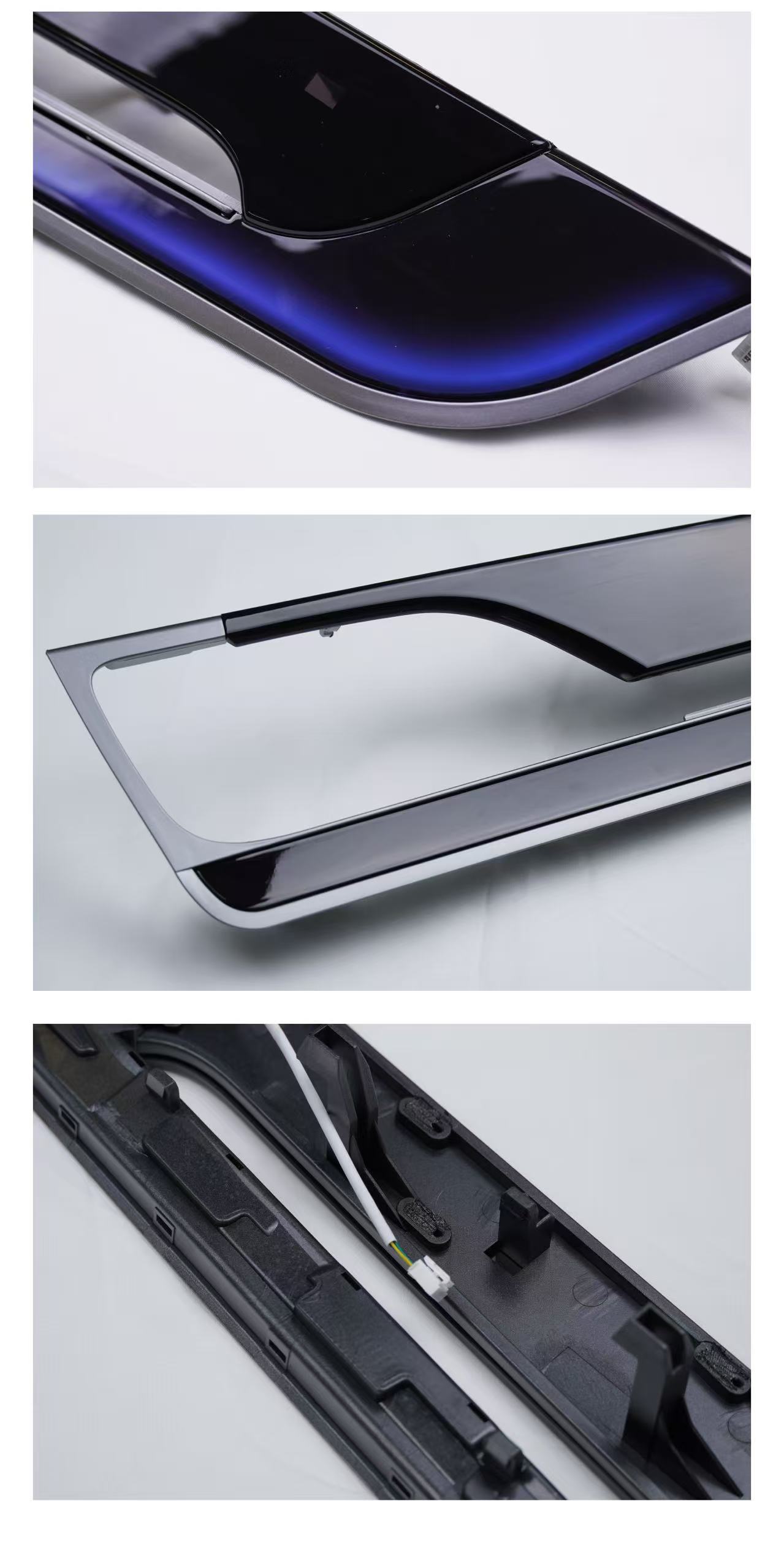 Porsche Cayenne 2024–2025 Ambient Light Speaker Grilles (Front Door, 4-Piece Set)