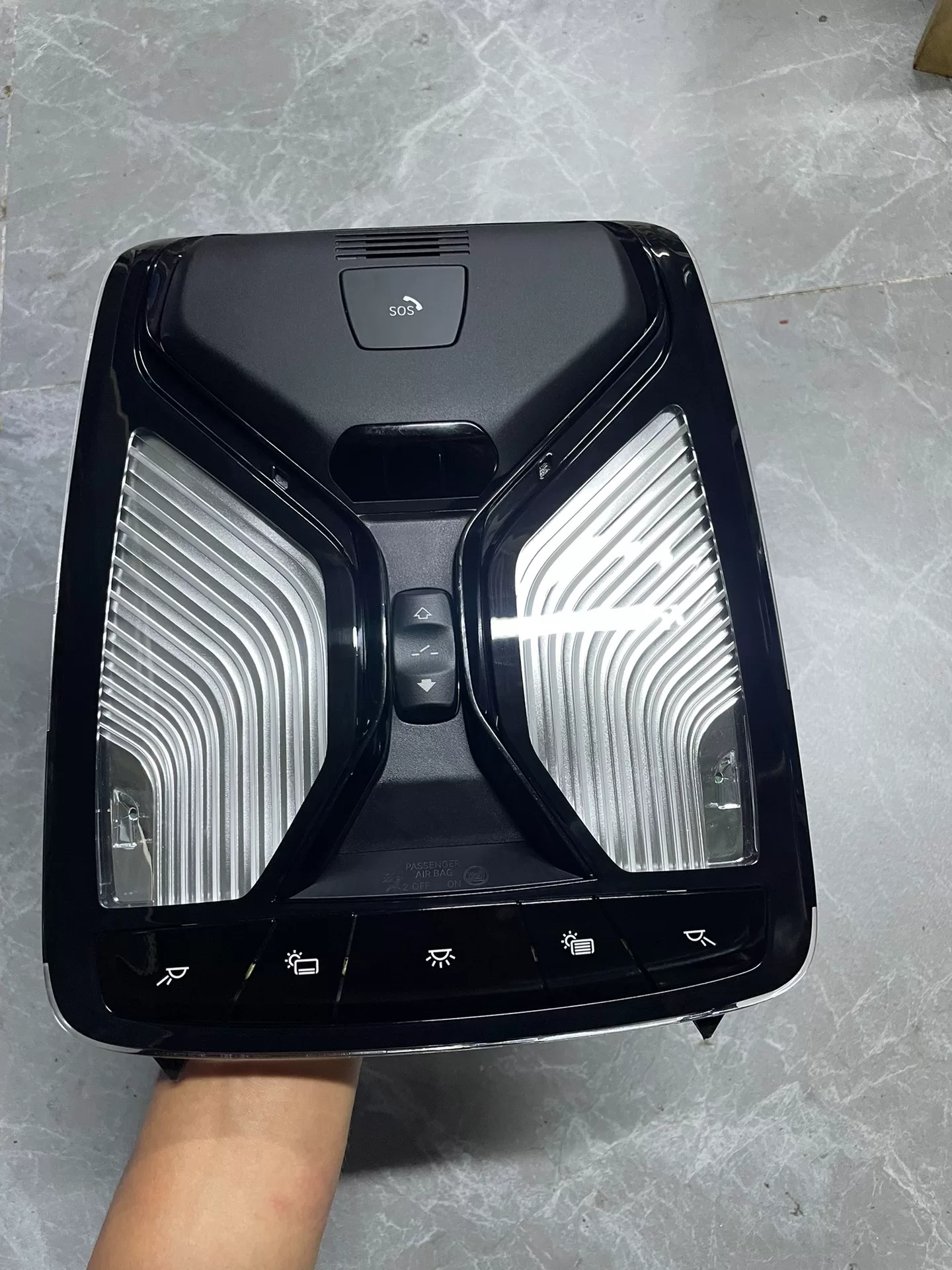 BMW G-platform gesture control switch (sunroof control/synchronized ambient lighting, 3-button or 5-button)
