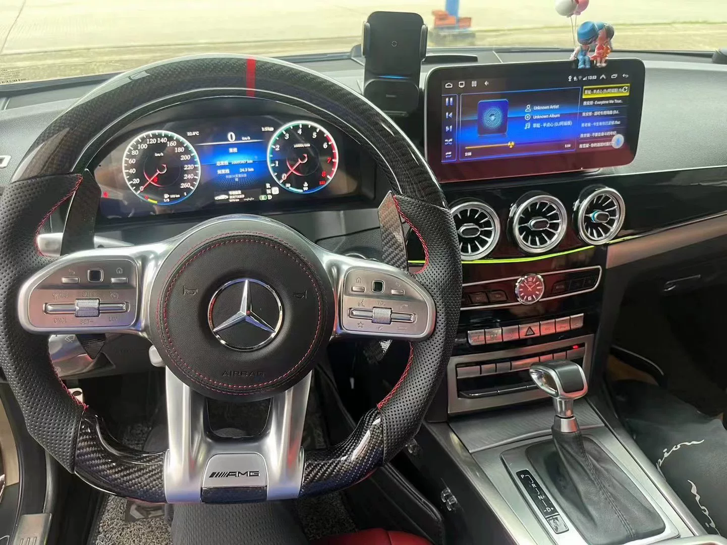 Mercedes W207 Grade de ventilação estilo turbo para Classe E com iluminação LED ambiente (ajuste personalizado)
