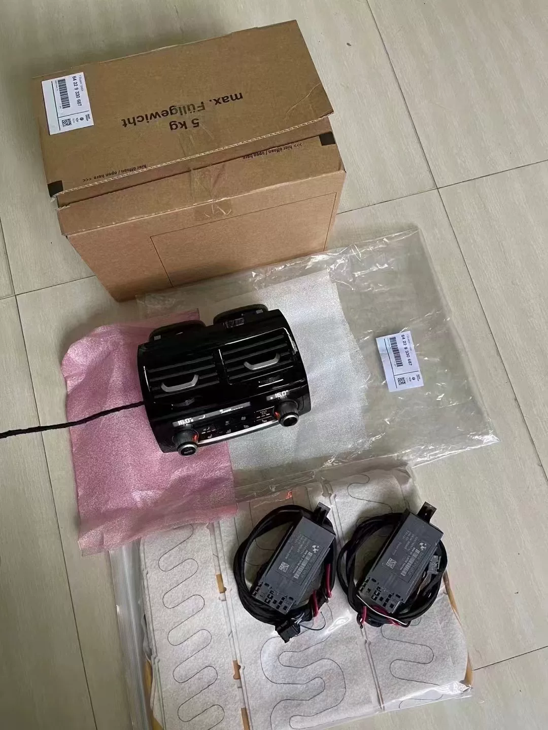 Kit de Aquecimento do Banco Traseiro para BMW Série 5 (G30/G38) – Compatível com 520i, 525i, 530i