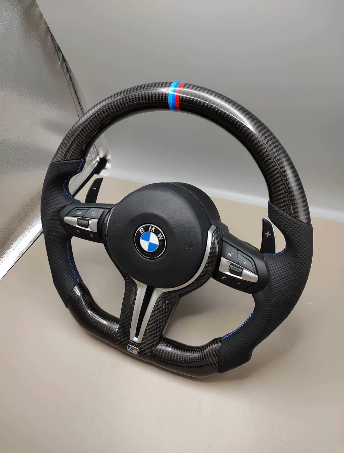 BMW M Sport Steering Wheel Assembly (Flat-Bottom 'M' Steering Wheel) for F-Series & E-Series Models