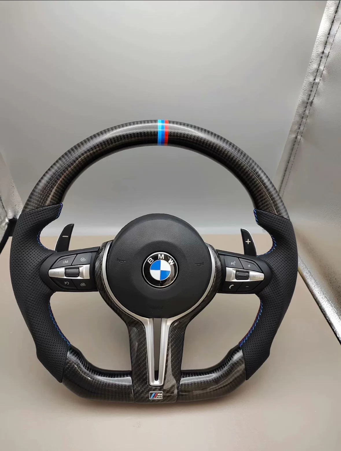 BMW M Sport Steering Wheel Assembly (Flat-Bottom 'M' Steering Wheel) for F-Series & E-Series Models
