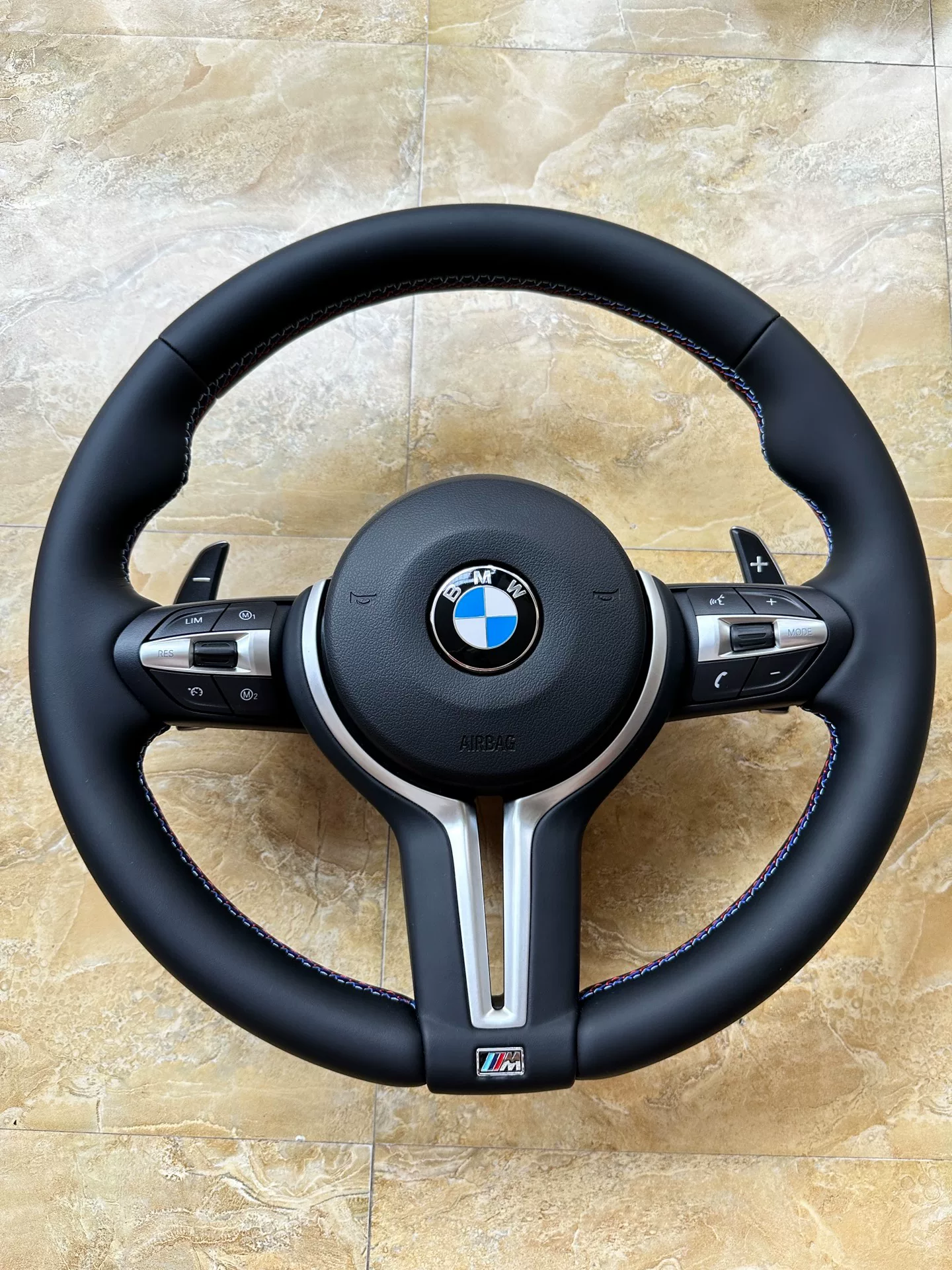 BMW M Sport Steering Wheel Assembly (Flat-Bottom 'M' Steering Wheel) for F-Series & E-Series Models
