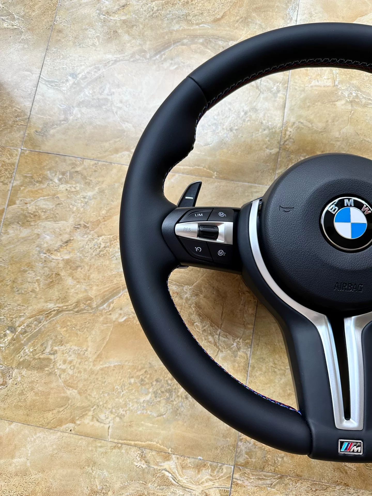 BMW M Sport Steering Wheel Assembly (Flat-Bottom 'M' Steering Wheel) for F-Series & E-Series Models