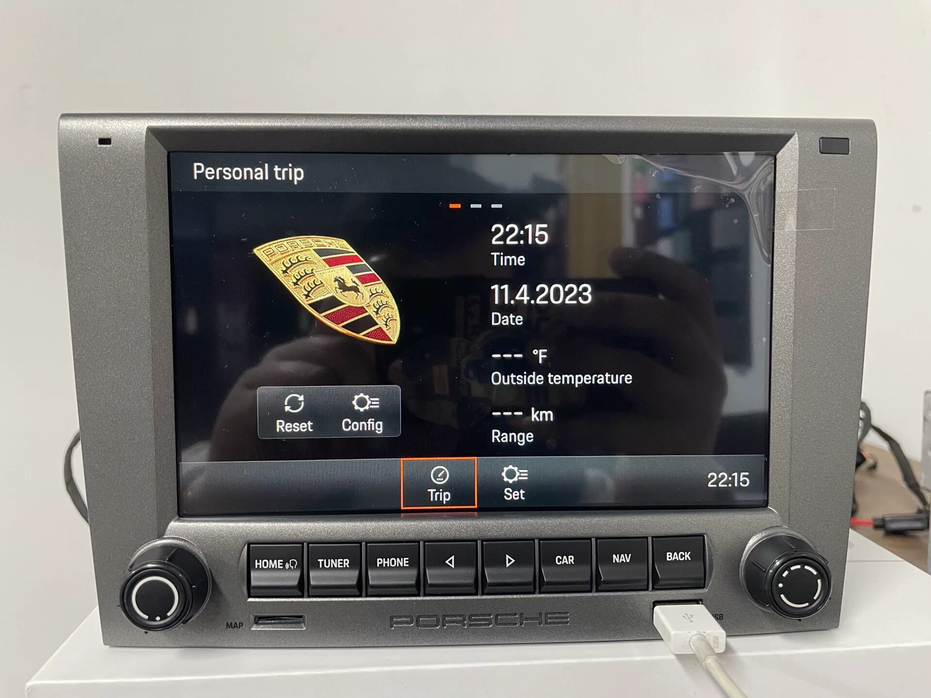 Genuine Porsche 997 PCM (Gestión de Comunicación de Porsche) Head Unit - Factory-Fresh, Apple CarPlay Ready, Backup Camera Compatible