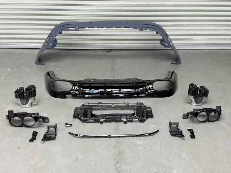 Mercedes-Benz Classe E W214 (2024–2025) Spoiler de Lábio do Difusor Traseiro Estilo AMG E53
