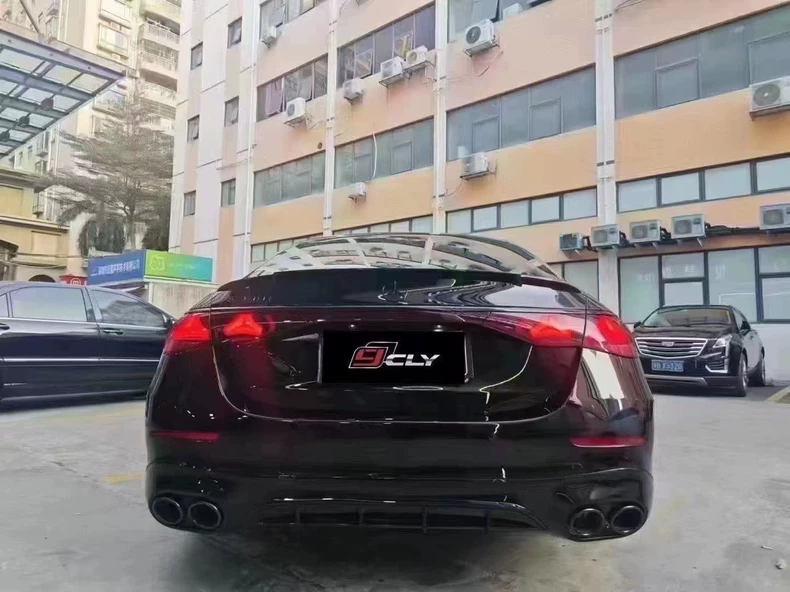 Mercedes-Benz Classe E W214 (2024–2025) Spoiler de Lábio do Difusor Traseiro Estilo AMG E53