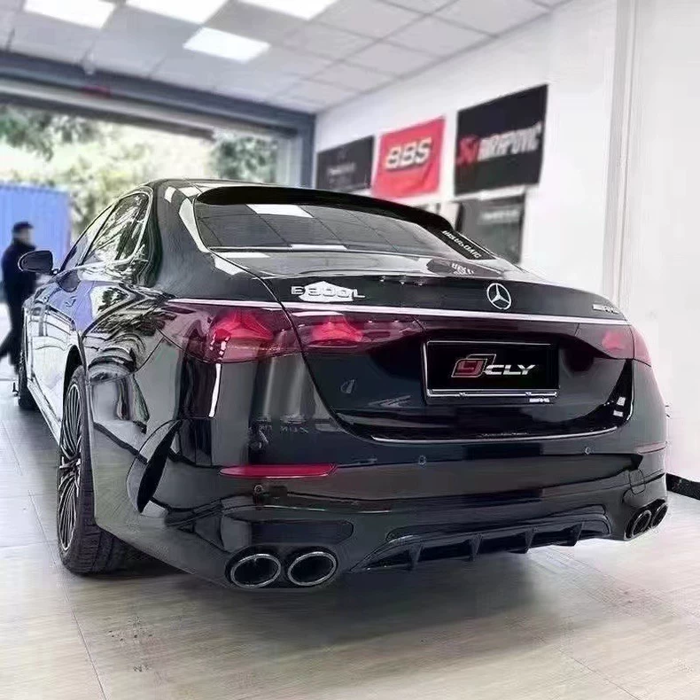 Mercedes-Benz Classe E W214 (2024–2025) Spoiler de Lábio do Difusor Traseiro Estilo AMG E53