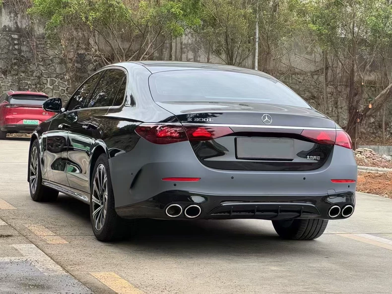Mercedes-Benz Classe E W214 (2024–2025) Spoiler de Lábio do Difusor Traseiro Estilo AMG E53