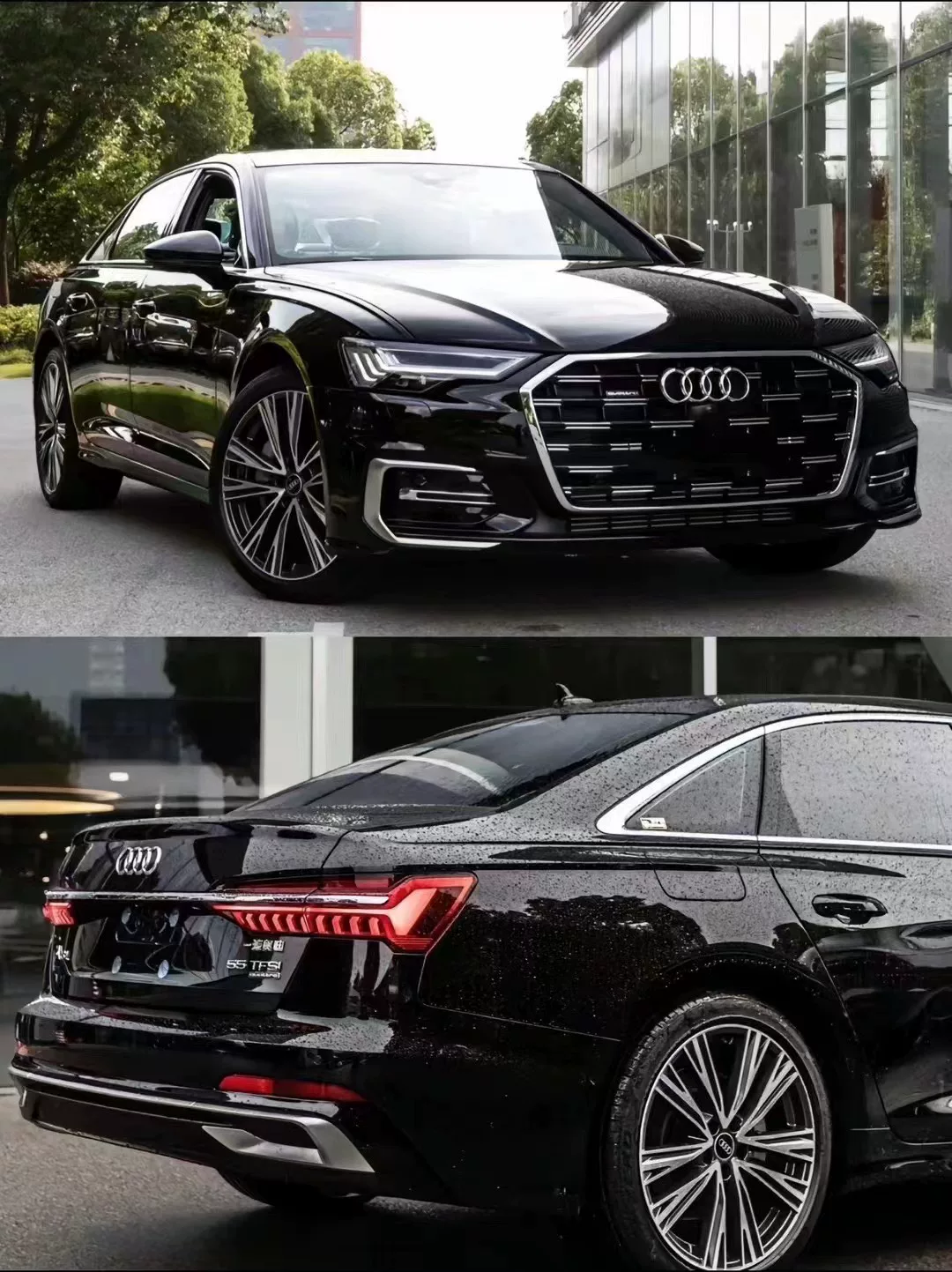 Audi A6 2019–2024 Front Grille Kit – Dynamic Style OEM Replacement (2023–2024 Facelift Look)