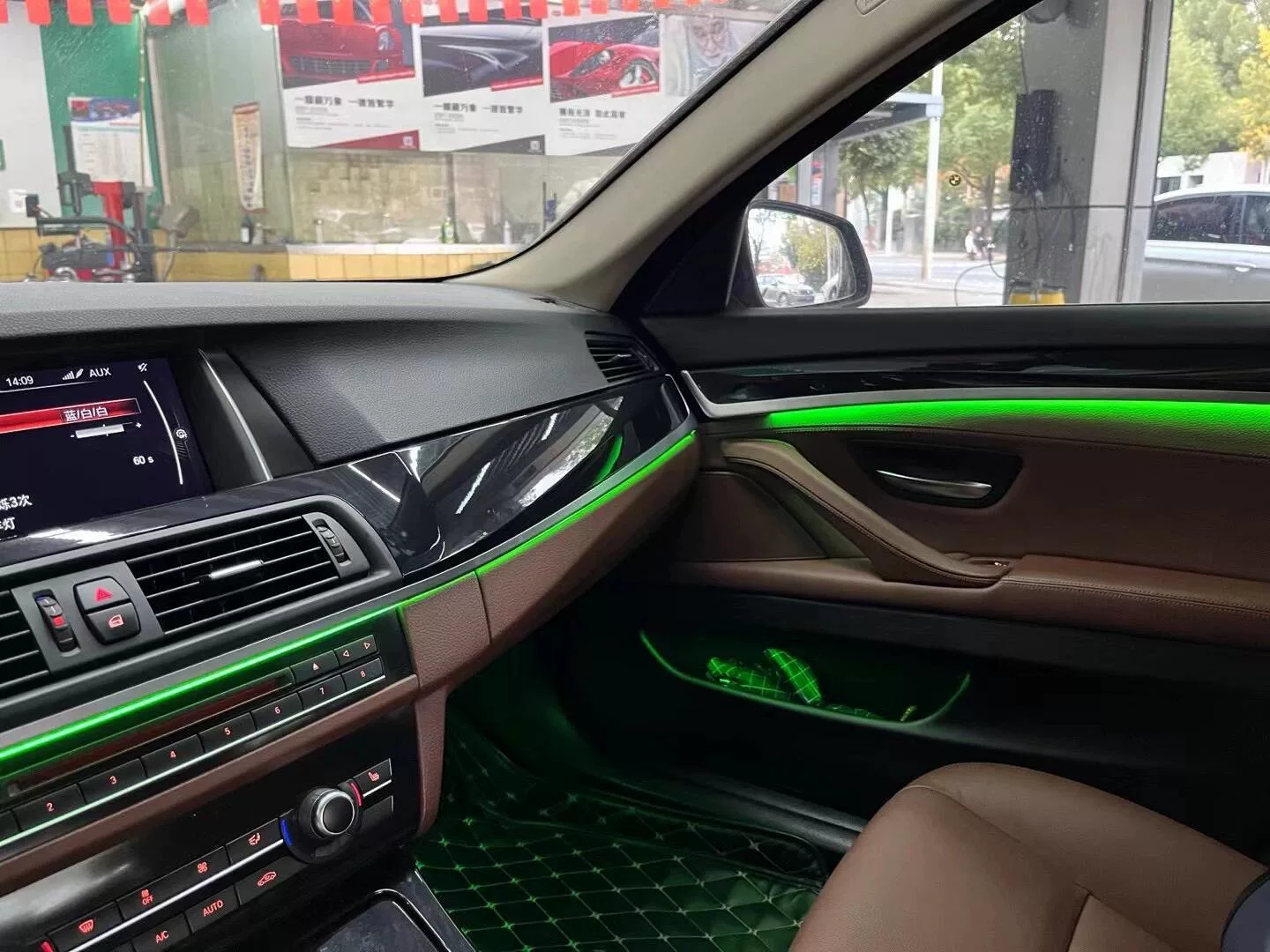 BMW F18/F02 Interior Ambient Lighting Kit – 18-LED Full-Car RGBW System with Dual-Zone App Control & OEM iDrive Integration