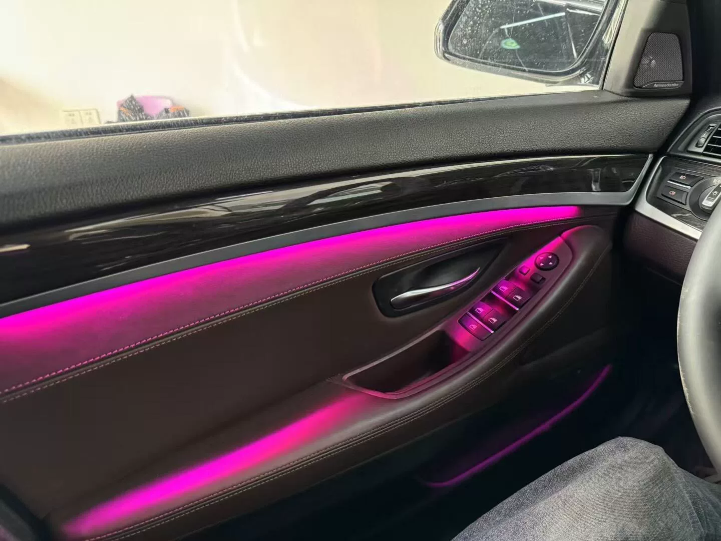 BMW F18/F02 Interior Ambient Lighting Kit – 18-LED Full-Car RGBW System with Dual-Zone App Control & OEM iDrive Integration