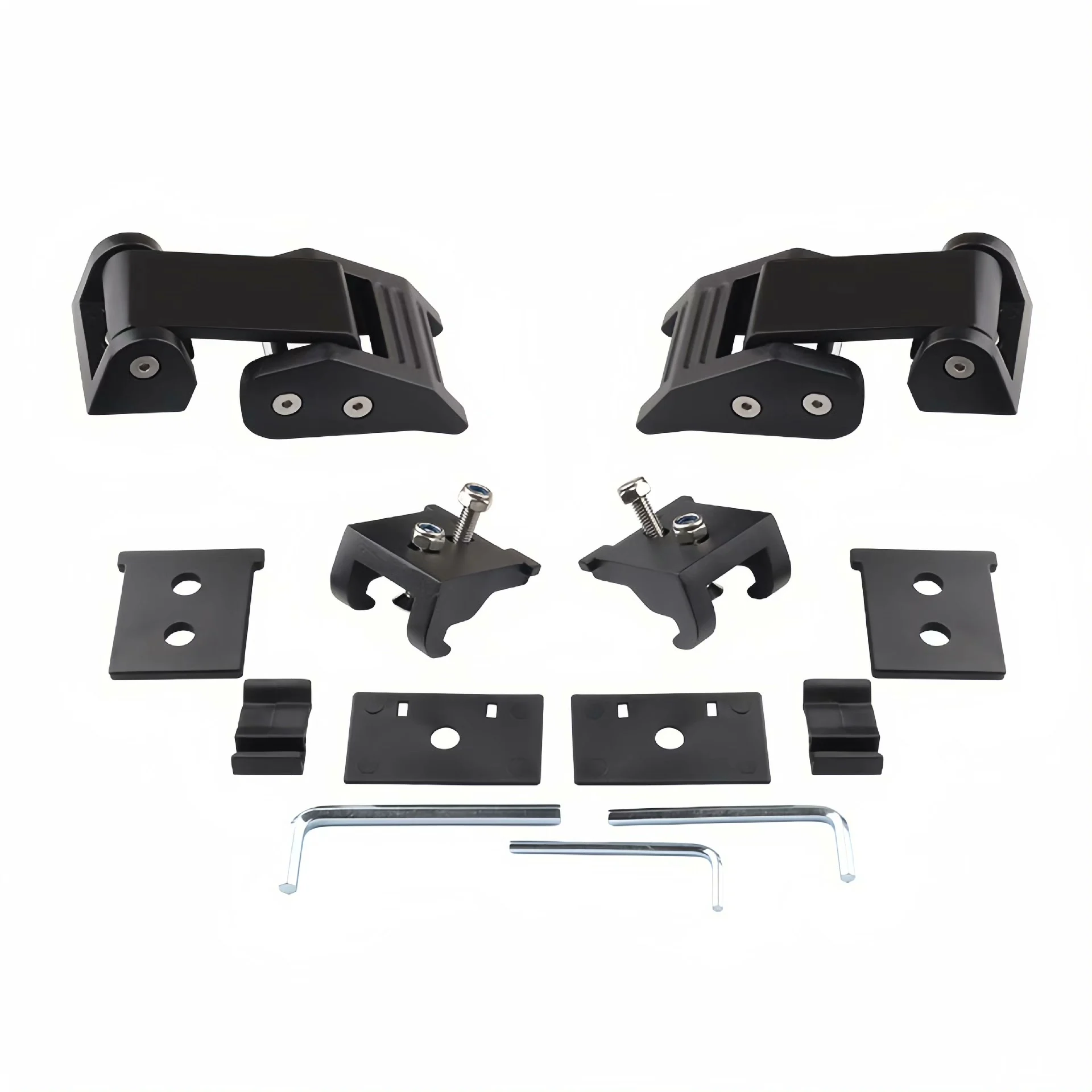 Jeep Wrangler Hood Latch Kit – Aluminum Engine Hood Lock for JK, JL, JT, TJ, JKU & JLU Models
