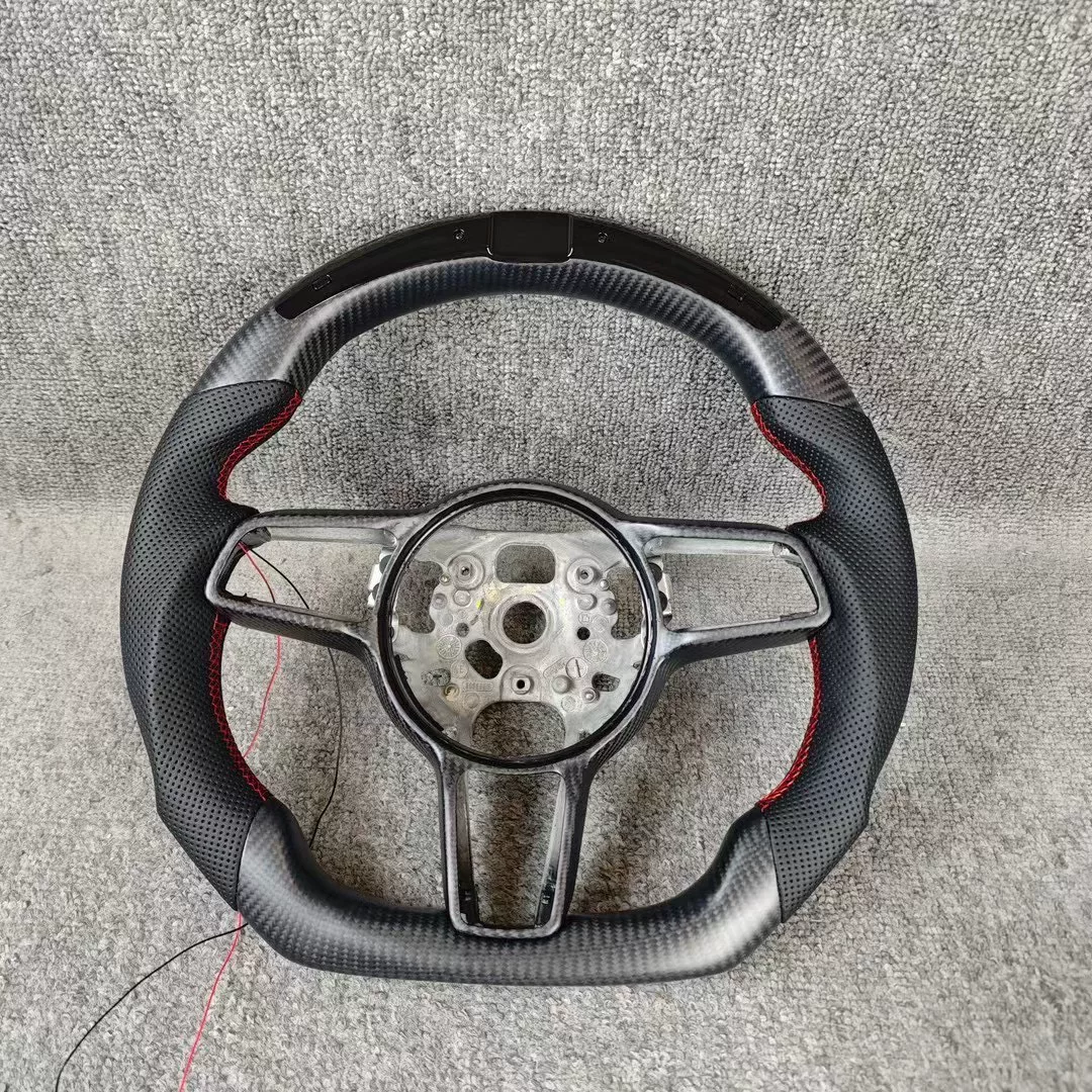 Porsche Macan LED Sport Carbon Fiber Steering Wheel