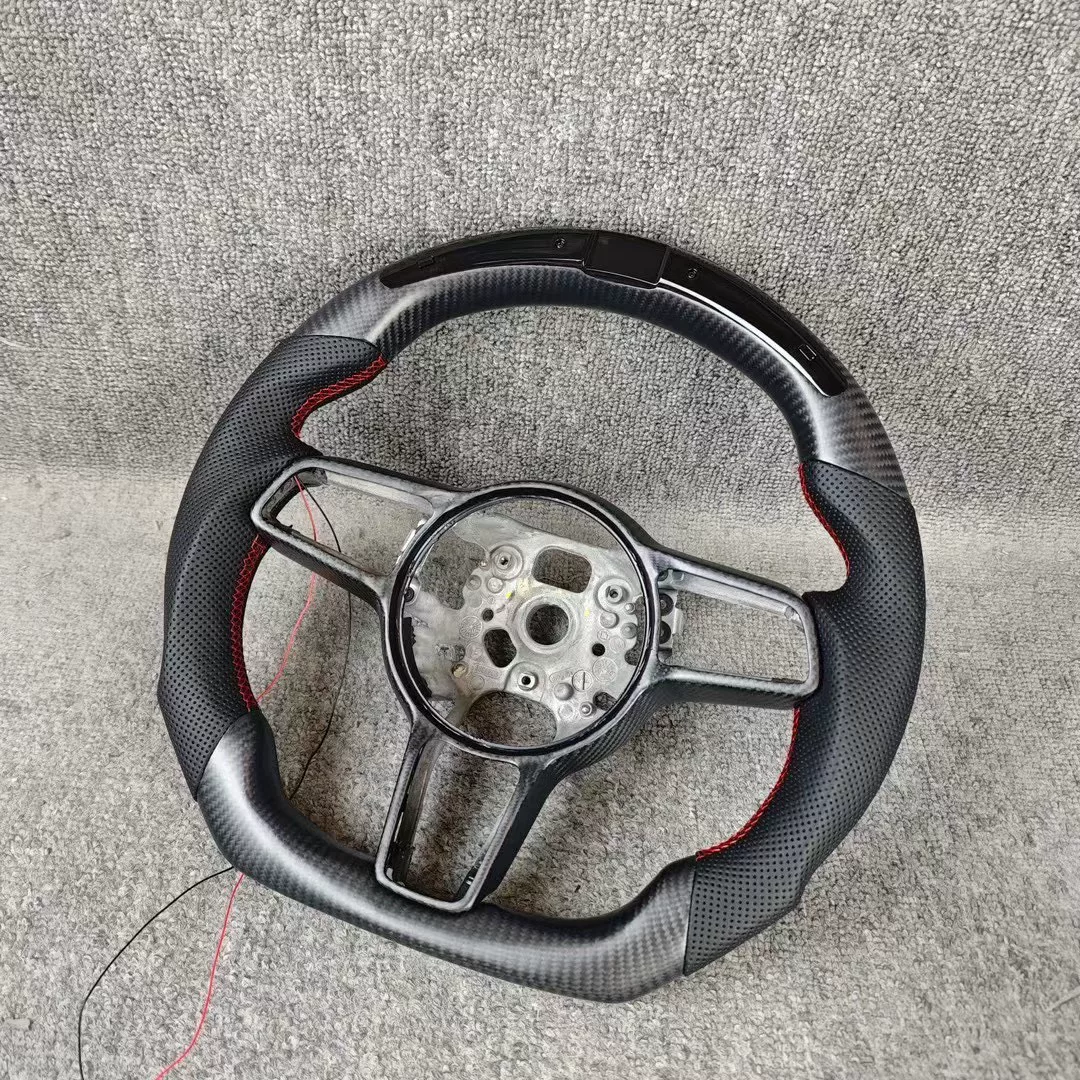 Porsche Macan LED Sport Carbon Fiber Steering Wheel