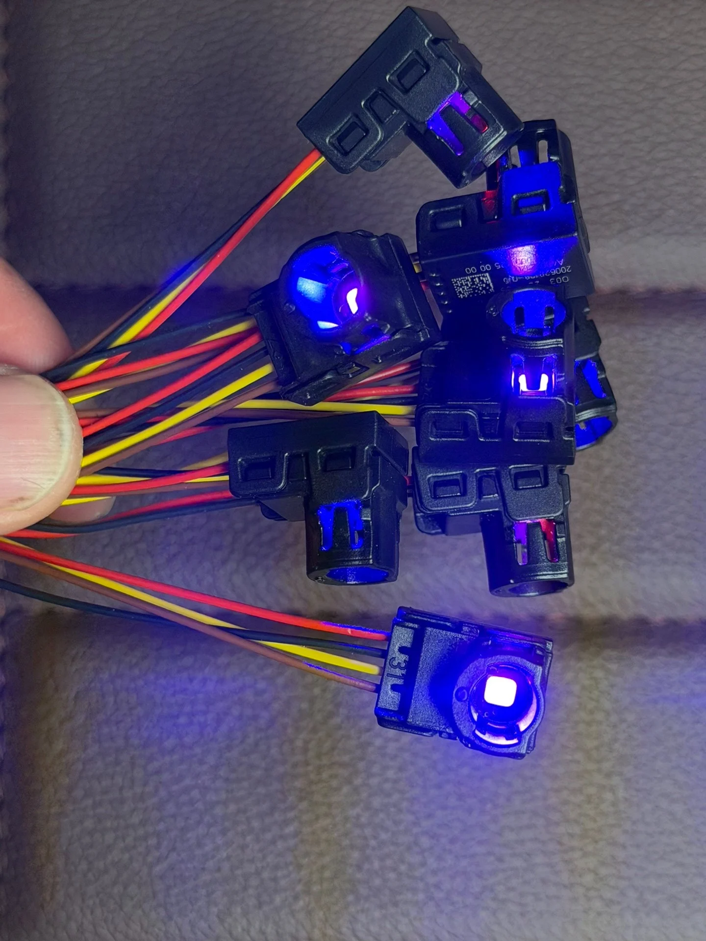 Mercedes-Benz OEM Ambient Light LEDs – Plug-and-Play LED Light Modules for W222/W213/W205/W177 (No Coding Required)