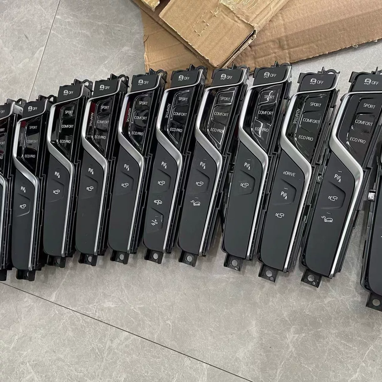 Botão de Modo Esportivo da BMW para as Séries 5, 6, 7, X3 e X4 – Interruptor Tátil Premium com Textura Antiderrapante