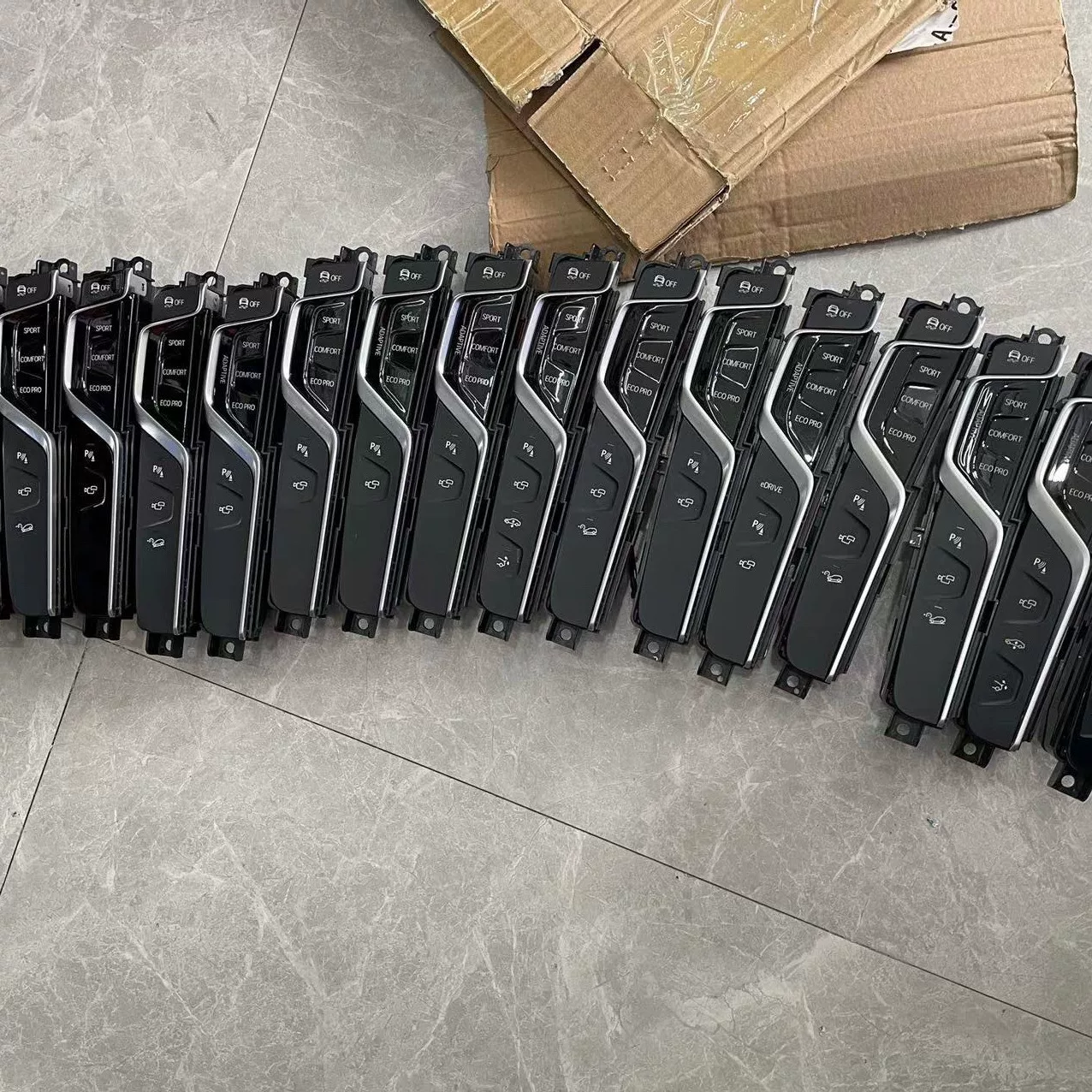 Botão de Modo Esportivo da BMW para as Séries 5, 6, 7, X3 e X4 – Interruptor Tátil Premium com Textura Antiderrapante