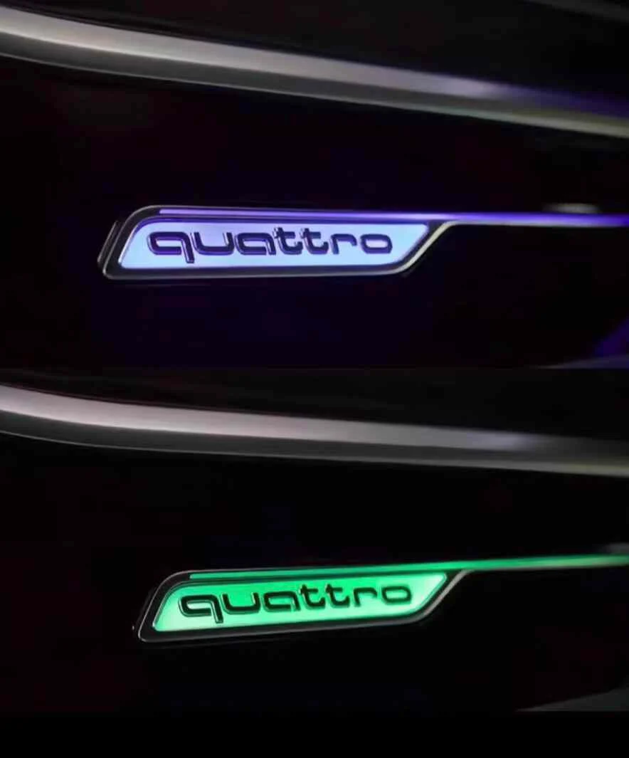Genuine Audi A6 C8 / A7 Quattro Illuminated Dashboard Emblem Light Strip