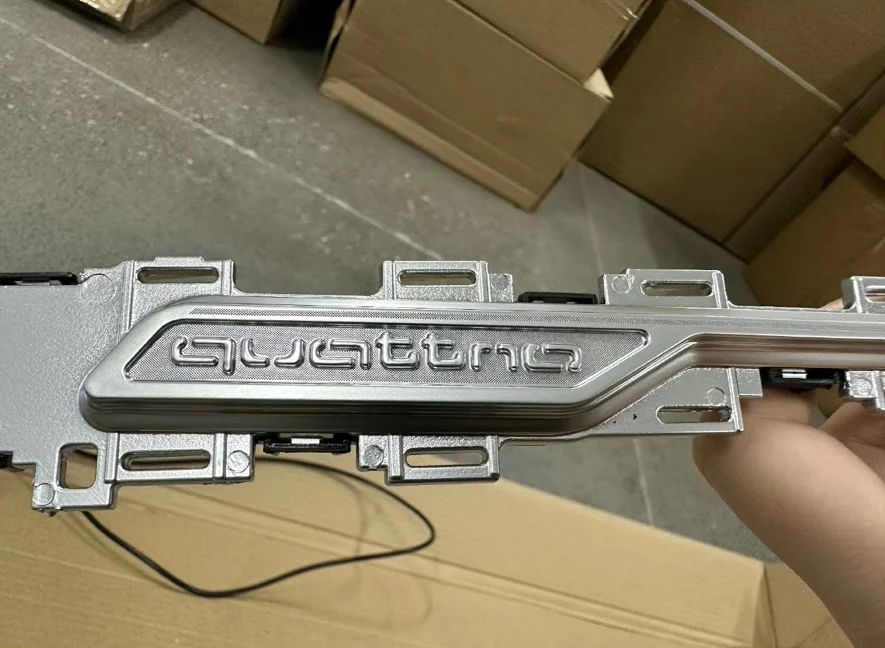 Genuine Audi A6 C8 / A7 Quattro Illuminated Dashboard Emblem Light Strip