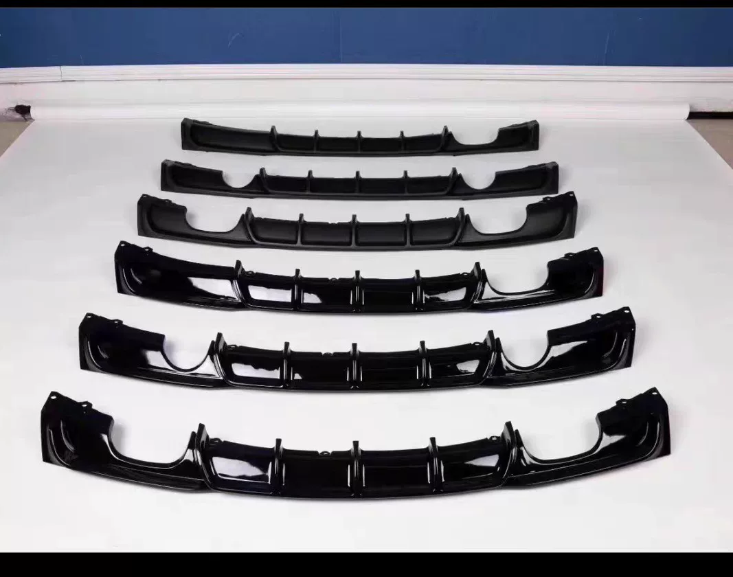 Ponteiras de escape duplas ou quádruplas para BMW Série 3/4/5 – Aço inoxidável, titânio preto, fibra de carbono