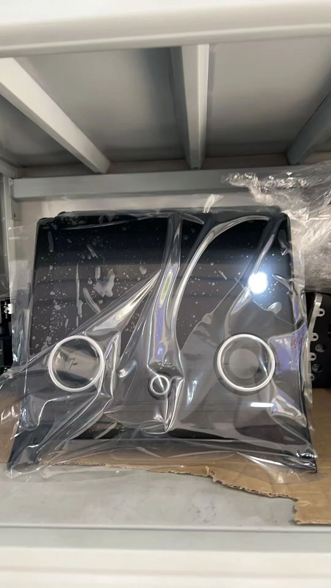 Original factory-installed central control upper screen (infotainment screen + climate control screen) for the Land Rover Range Rover Executive/Sport models—same model as the Velar